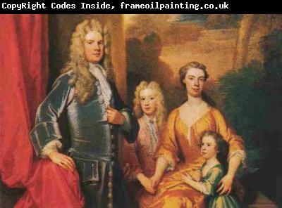 Sir Godfrey Kneller and his family